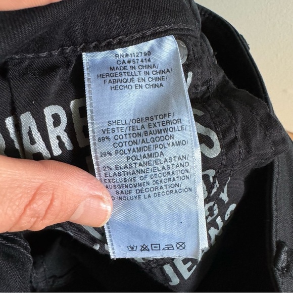 True Religion Jennie Curvy Skinny Jeans Black Diamond Size 29 - Picture 7 of 16